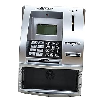 ATMプレミアム貯金箱　メモリーバンク　電動　シルバー　自動識別 61xq+++1cwL._UF350,350_QL80_.jpg